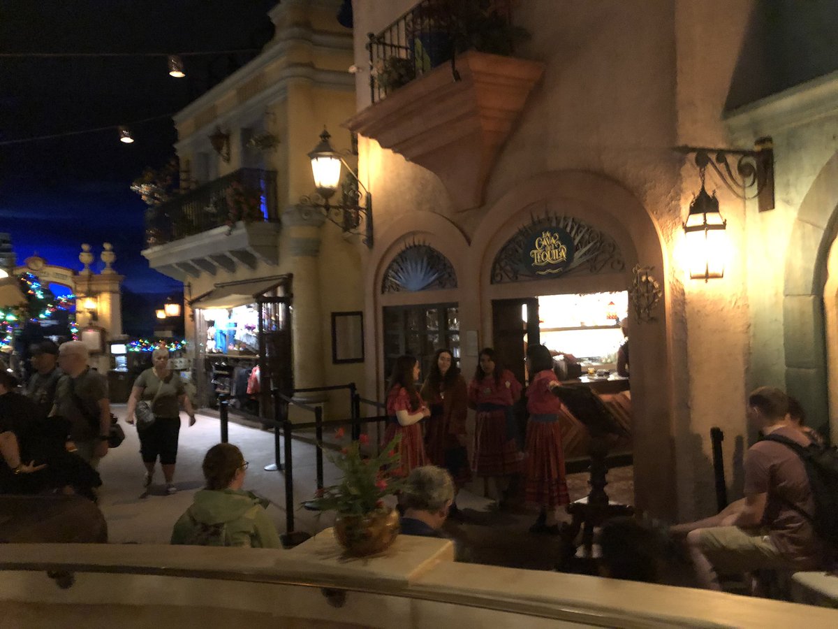 DisneyfiedAsh's tweet photo. No line at @cavadeltequila at 8:30 tonight. Tried the nph marg, enjoyed the Mexican Mule, admired these paper flags.
#muleclub https://t.co/MKNFKDVBge