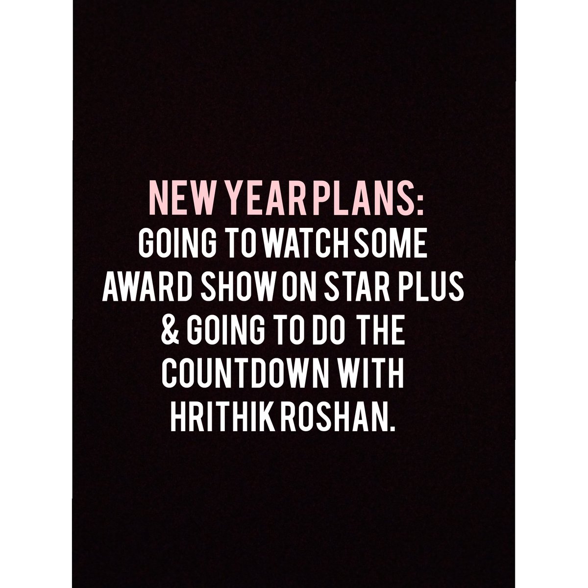 humansofcinemaa's tweet photo. So are y'all ready for the most sorted New Year Eve plan here? 
@iHrithik https://t.co/JyXksJrWRu