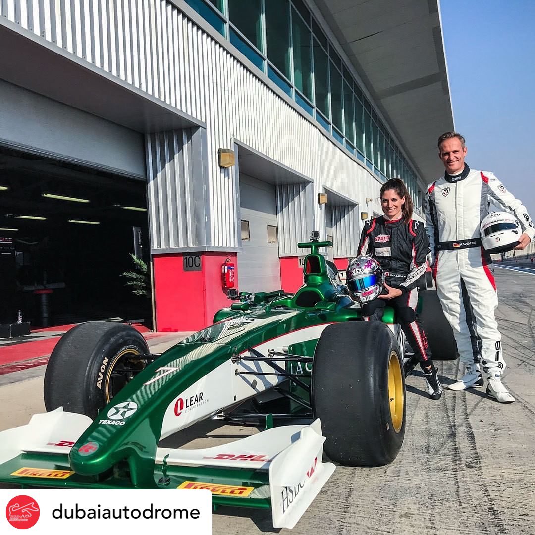 DreamRacingUAE's tweet photo. The crew from German TV show, “Grip” after their #F1 #DrivingExperience @Dubai_Autodrome . Book your experience at https://t.co/Xpe10oxbGs #mydubai #Dubai #UAE #DubaiAutodrome #FormulaOne #TheUltimateExperience https://t.co/RAGfgxZoBK