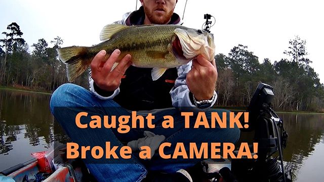 techguyfishing's tweet photo. New video is up! Caught a TANK! And broke a camera! Kayak fishing Bear Branch Reservoir with my buddy Austin.⠀
⠀
#techguyfishing #bearbranchreservoir #fishingwithfriends #catchingtanks #brokencameras #techguyfishingbaits⠀
⠀
https://t.co/UEMN7gpZyB https://t.co/Vz5zCTB8aS