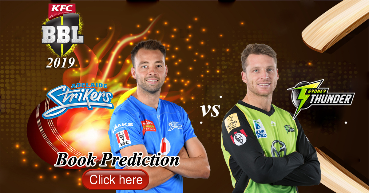 T20_Predictions's tweet photo. Tomorrow's match of BBL 2019 Adelaide Strikers vs Sydney Thunder, 17th Match Book Prediction Tomorrow's Match Prediction and Get accurate match prediction details for any query you can call or whatsapp us - +91-8003400999 or Click Here - https://t.co/wmNgeIGAhZ
#bbl #cricket #BBL https://t.co/cCph5eOiLd