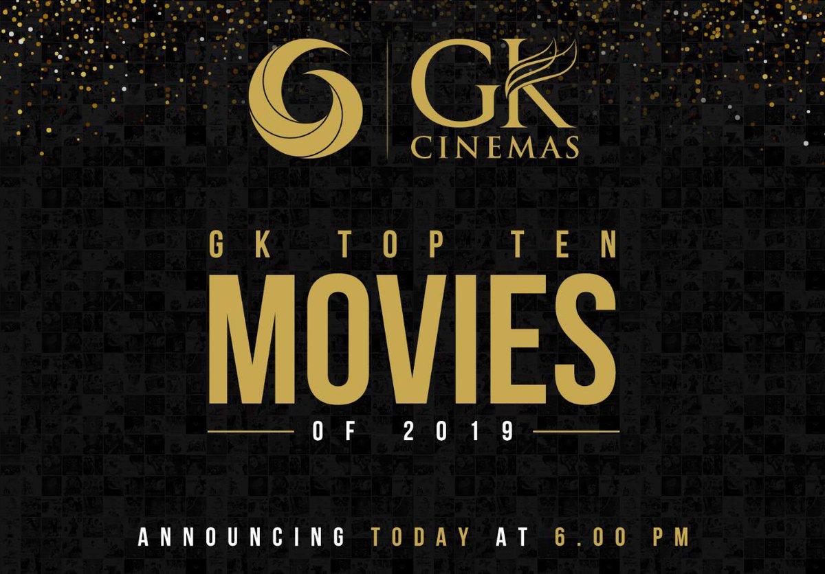 GKcinemas's tweet photo. #GKtop10 of 2019 will be announced today!!! Keep guessing. https://t.co/KRzpFGjqGi