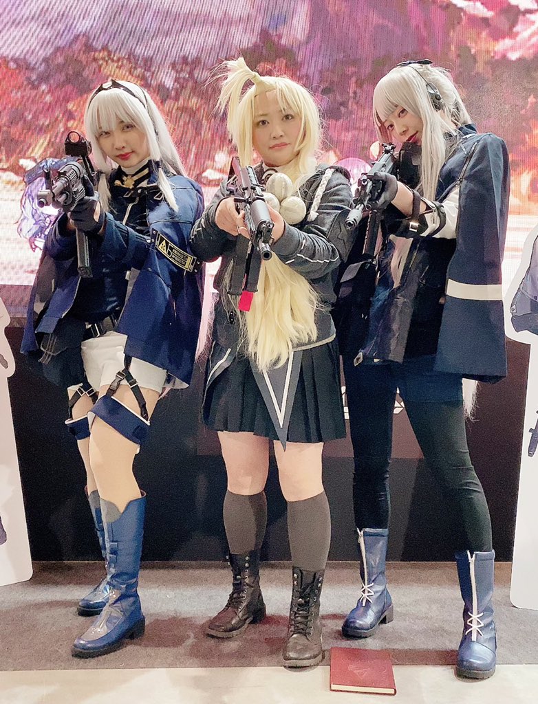 コスチューム・コスプレ コスプレ衣装 ドルフロ MP7 ウィッグ 女性XLサイズ