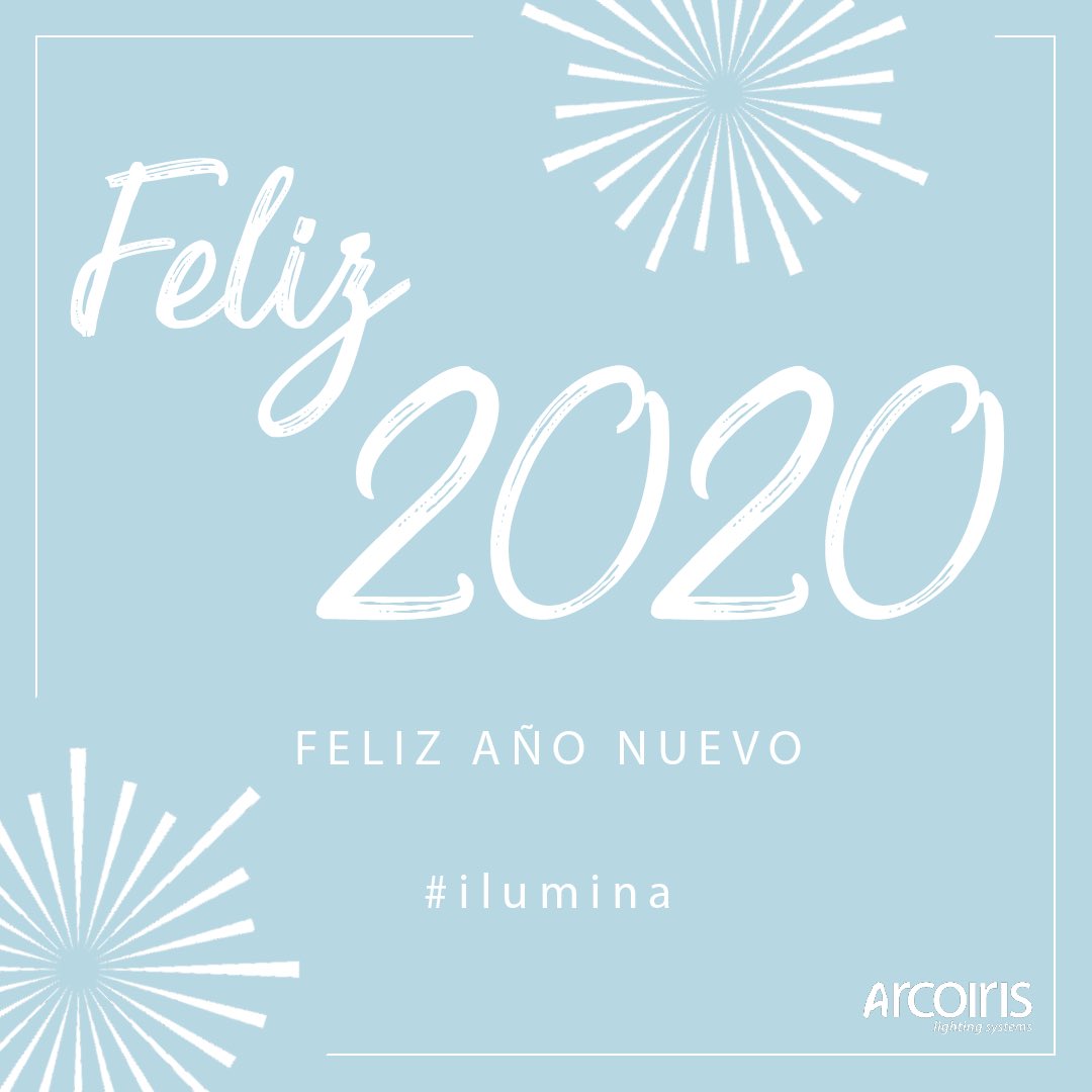 ArcoirisLS's tweet image. ¡Arcoiris les desea feliz 2020! 🎉

💡 ¡Por un año lleno de luz!  💡

#FelizAñoNuevo #BonAnyNou #Ilumina #arcoirislightingsystems #lightingsystems #arcoirislighting #colours #light #lighting #lightingdesign #led #iluminacionbcn #iluminacioneventos #iluminacionconciertos