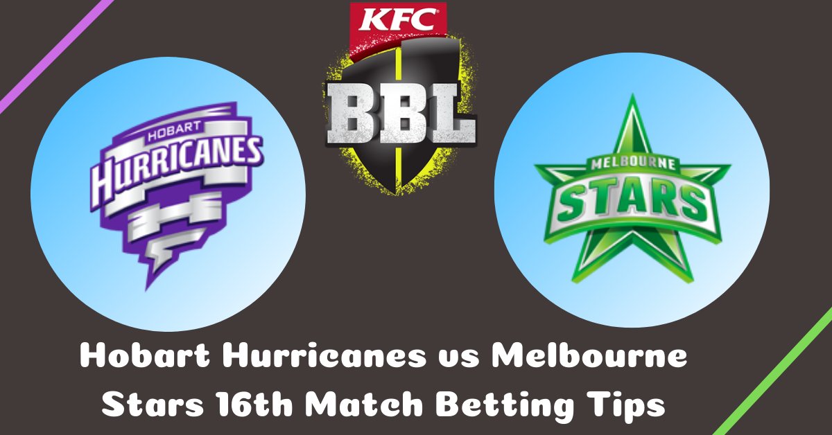 livecrickettips's tweet photo. Hobart Hurricanes vs Melbourne Stars are going to play the 16th match of the Big Bash League 2019-20. Aurora Stadium, Launceston is the venue of the match.

#BBL #bigbash #bigbashleague #bblbettingtips https://t.co/Vh2FMTMClg
