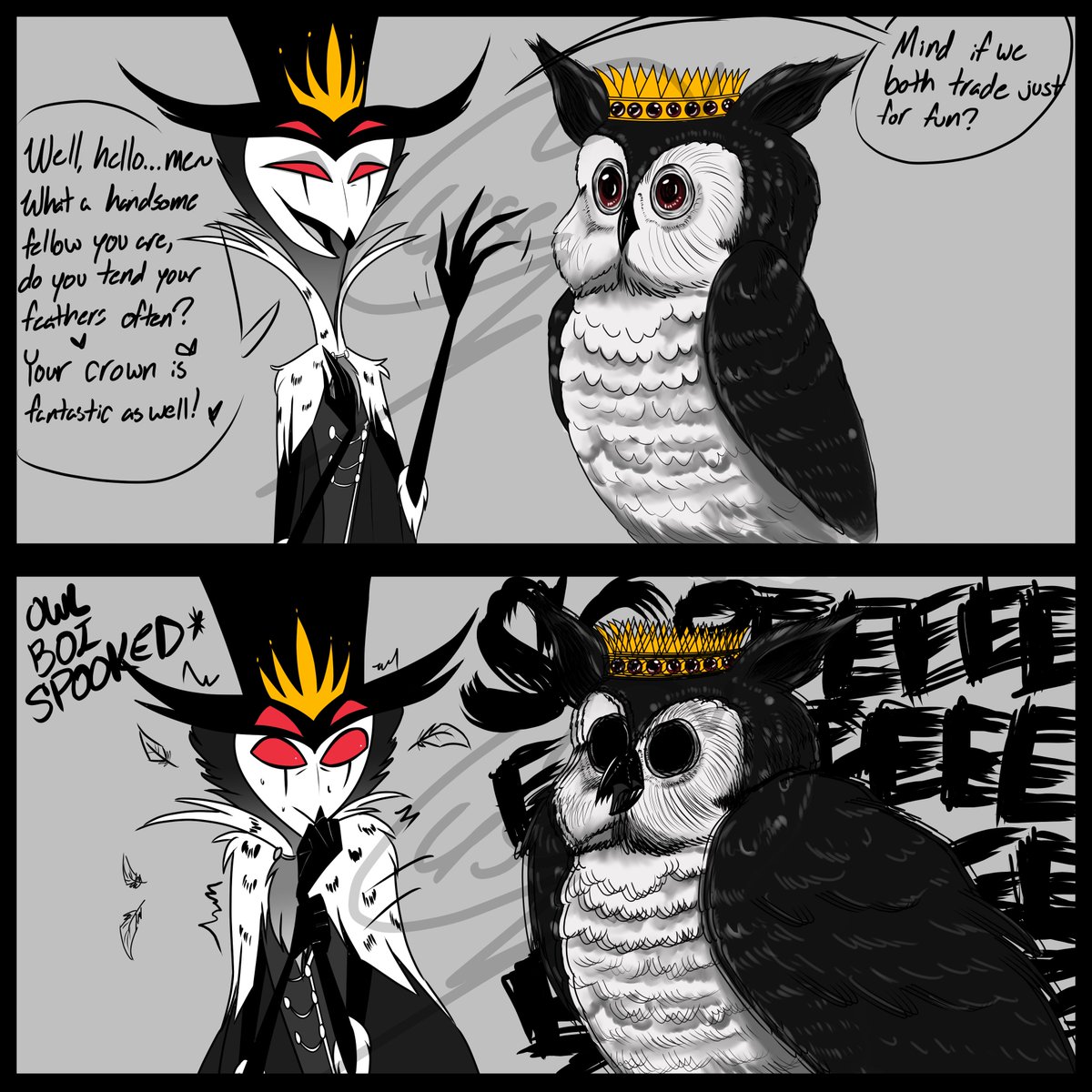 The Days Within Stolas Meets Stolas Helluvaboss Helluvabossfanart Helluvabossstolas The Days Within Stolas Meets Stolas Helluvaboss Helluvabossfanart Helluvabossstolas