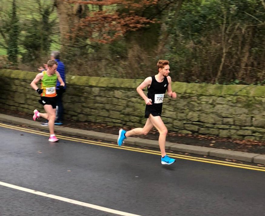_kirstyhartley's tweet photo. Tim's only left it until the very last race of the decade to claim his sub 34 minute 10k!! But he did it in style bagging a PB in yesterday's Ribble Valley 10k race, making us all very happy and super proud 💙 https://t.co/8aPkmPpCIf