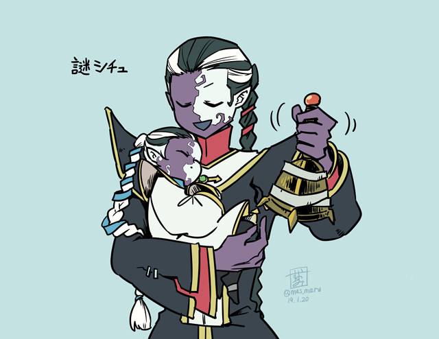 1年描いたやつ振り返ってたら懐かしくなったので、ハマりたての頃本垢で載せてた落書きを、こちらに再掲します。 