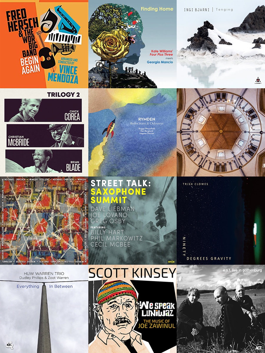 AdrianPallant's tweet photo. TOP 12 OF 2019 (with links): @FredHerschMusic @WDR_Big_Band; @katewpiano @GeorgiaMancio; @ingi_bjarni; @ChickCorea; #Rymden @BuggeWesseltoft; @mlockheartmusic @rogersayerorga1; @mpjanisch; #SaxophoneSummit; @trishclowes; @huwwarren; @tribalkinsey; #est ▶️ https://t.co/h1HMu0wTg1 https://t.co/PmL8ESKpYV