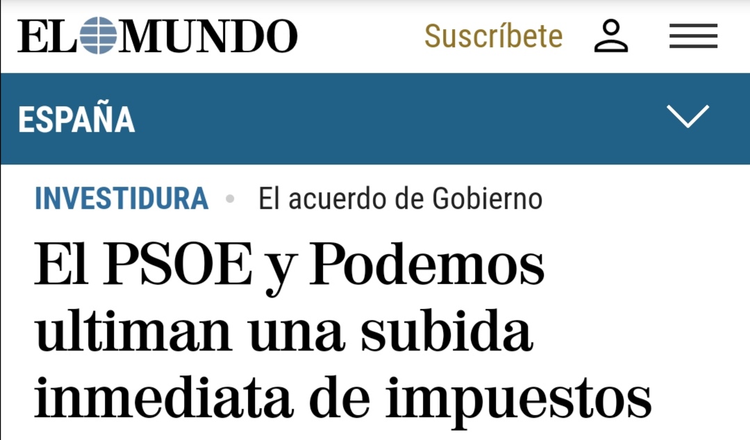 RubenSanchezTW's tweet photo. También es mala suerte que por falta de espacio se les haya cortado el final del titular: PARA LOS RICOS. https://t.co/bxAGtO3r2G