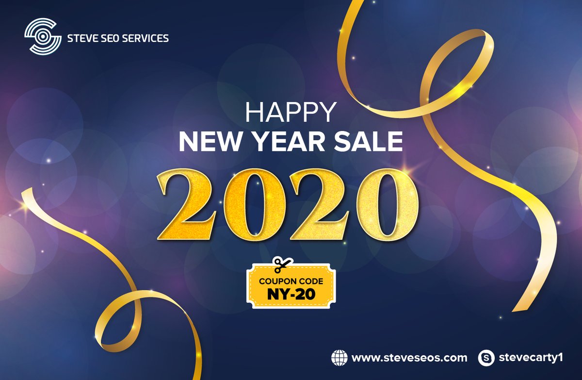 steveseos's tweet photo. Happy New Year 2020 -- #Newyeardiscount #steveseos #SEOshop #digitalmarketing #seoservices #whitehatlinks #linkbuilding #monthlyseo #backlinks #nicheeditinks #websitedesign #graphicsdesign #PRmarketing #contentmarketing Shop here : https://t.co/xKS45nJ51Z https://t.co/WbGqO34bHN