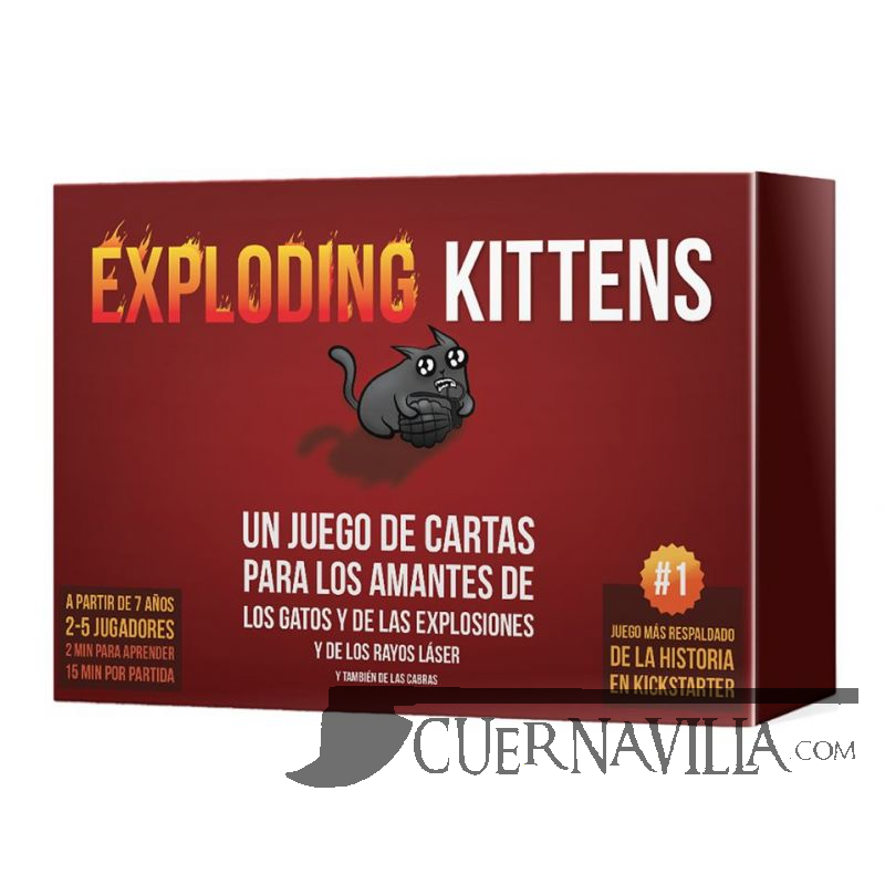 ¡Buenos días!

Se acaba el año y no se nos ocurre una forma mejor para despedir el año que jugando a uno de los mejores juegos de cartas del mundo. Si te gustan los gatos, las explosiones y las cabras (importante esto ultimo) este es tu juego 🐱💥🐐

cuernavilla.com/exploding-kitt…