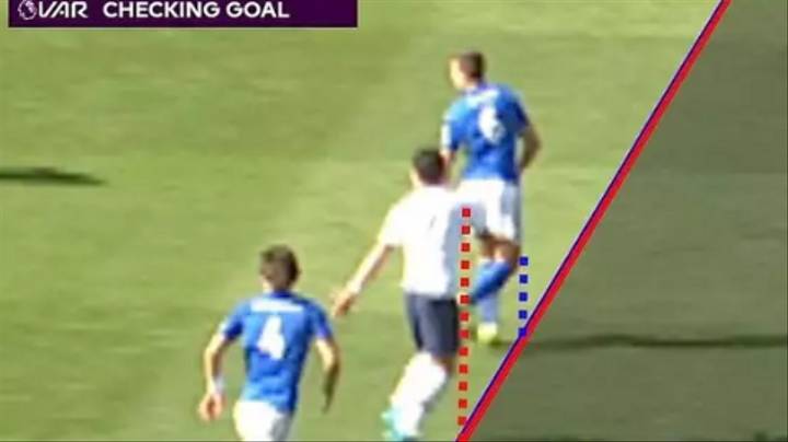 stevebird1877's tweet photo. I have concluded that @FIFAcom and Neil Swarbrick have decided that what us proper fans remember as being 'level' or even 'slightly on' is in fact now offside. 
Next time I'm watching @wolves I will keep this in mind. 
#offsideisforgoalhangers
#var #VARPOOL
#VARchesterCity https://t.co/x9J2nLqrZk