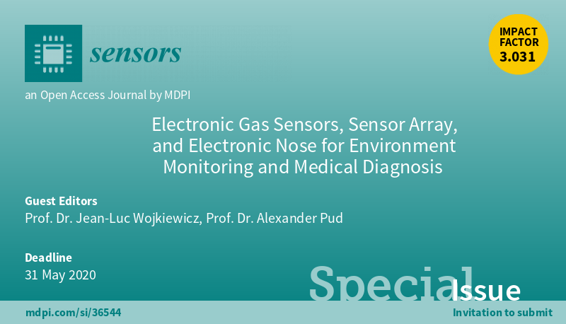 Sensors_MDPI's tweet image. New Special Issue: Electronic #GasSensors, #SensorArray, and #ElectronicNose for #EnvironmentMonitoring and #MedicalDiagnosis
Editors:  Jean-Luc Wojkiewicz, Alexander Pud @IMTLilleDouai
Submission Deadline: 31 May 2020
More details at mdpi.com/si/36544