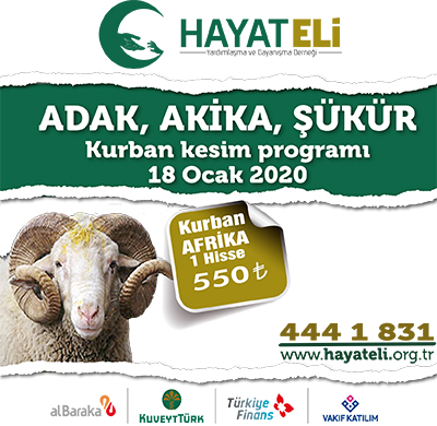 Adak, Akika, Şükür kurban programımız 18 Ocak 2020 de yapılacaktır. Vekaleten kurbanlarınızı kesip ihtiyaç sahiplerine ulaştırıyoruz. #Kurban #zekat #Yardım #adak #Yetim #Afrika  hayateli.org.tr