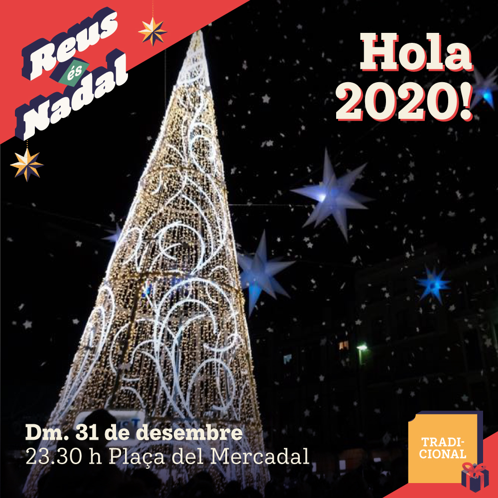 ReusPromocio's tweet photo. #RESUESNADAL Demà a partir de les 23,30 h i fins l'1,30 h de la matinada HOLA 2020! amb els dj's Florida y Hermoso, us esperem a la plaça del Mercadal per donar la benvinguda al nou any!! 🍾🍾⏲️⏲️ #capdany #fidany #hola2020 #festa #almercadal #nadal https://t.co/AFC4GgI4cX