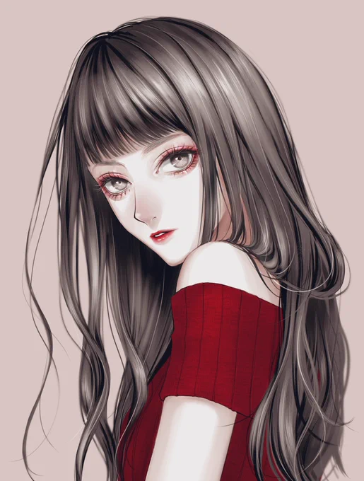 描き納め
今年はたくさん女子描けて楽しかったです? 