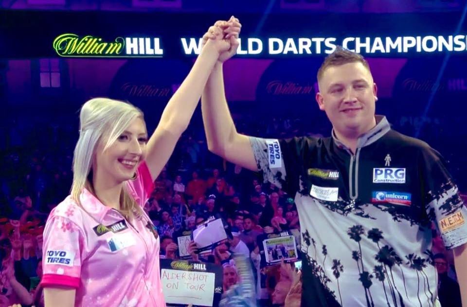 PRGConstruction's tweet photo. Well done to Chris Dobey reaching the last 16 of the Worlds but unfortunately just missing out to Glenn. You have done us and yourself proud and given us all some great and classy moments especially your last 32 game with Miss Sherrock. #PRGCONSTRUCTIONPLAYER 🎯🎯👏👏 https://t.co/jCpchsXax8