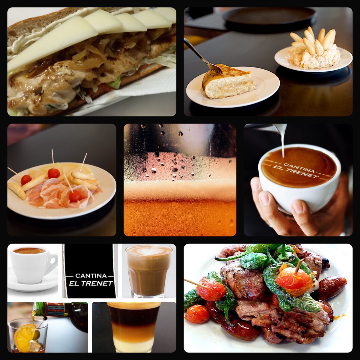 TrenetEl's tweet photo. Ven a tomarte tu desayuno, tu almuerzo, come con nosotros
¡También te esperamos para #comer! Encarga tu arroz🥘 o carnes🥩a la brasa.
Ven cuando lo necesites, estamos en la parada del #TRAM 🚉 en El Campello.
Estamos todo el día abiertos🕘
#elcampelloturismo https://t.co/PmurIfXSag