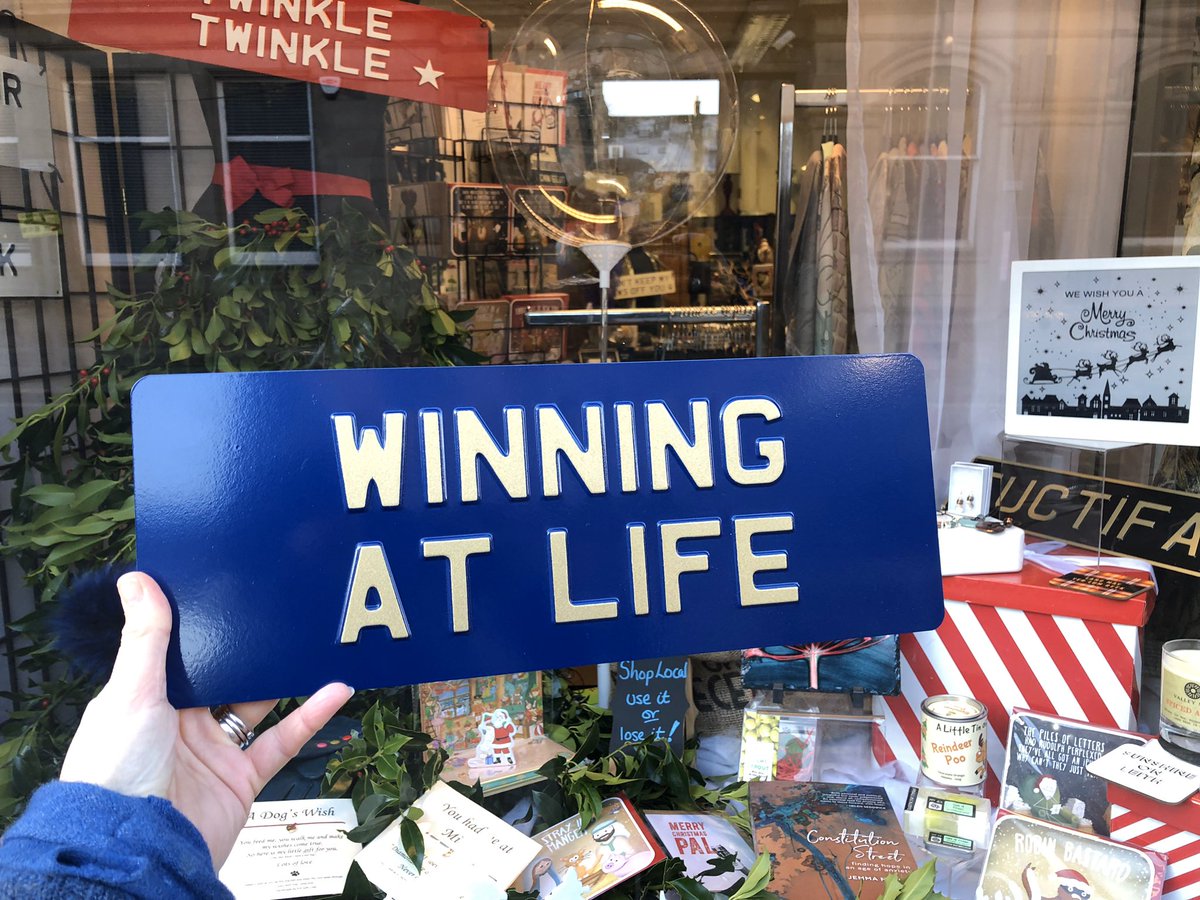 destined4home's tweet photo. Winning at Life .... survived Christmas
Open today 12 - 6 NY Eve 11-4
Closed 1st - 23rd January 2020 attending Trade Shows
@destined4home @rylan #winningatlife #bbcradio2rylan #bespokesign #createyourownsign #sayitinasign #sayitwithasign #leith #strongconstitution #edinburgh https://t.co/qDisgOqg0c