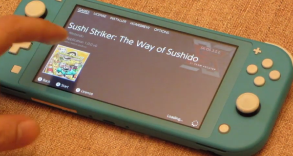 ProustChou's tweet photo. Enfin SX OS CFW pour Switch Lite! https://t.co/iR5TsvtlNb
