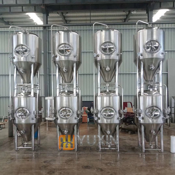 Want to have more #fermenters in your #brewery, but limited by the space? If height is ok, why not consider stacking them up?
#fermenta #fermentations #kombuchabrewing   #cervecería #fermentado #conicalfermenter #brew #fermenter  #fermentor #unitank