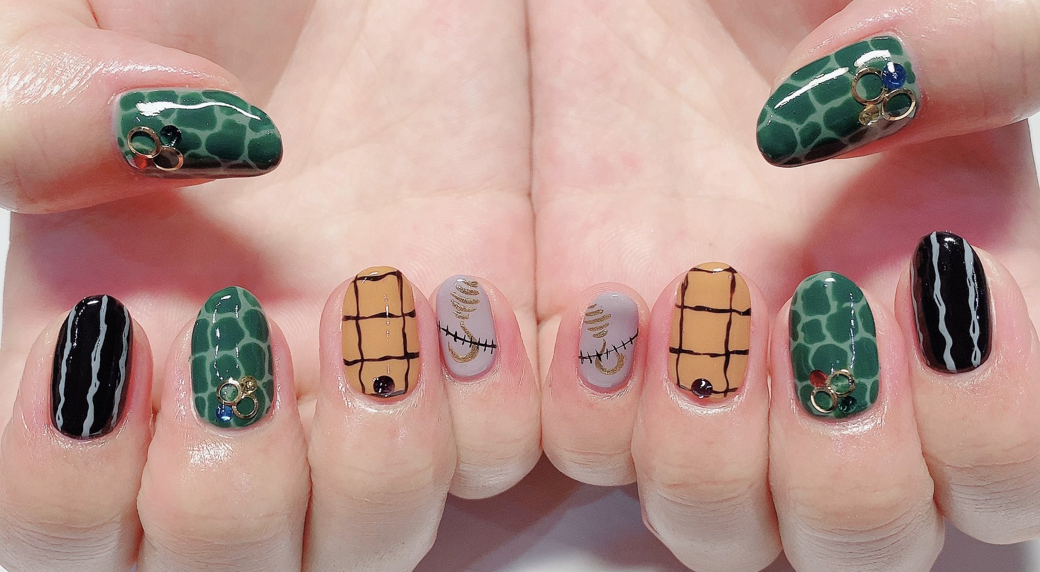 かきぬま 不定期更新 モチーフネイル One Piece サー クロコダイル ご来店ありがとうございました ワンピース サークロコダイル 七武海 T Co Xijunjtvuo Twitter