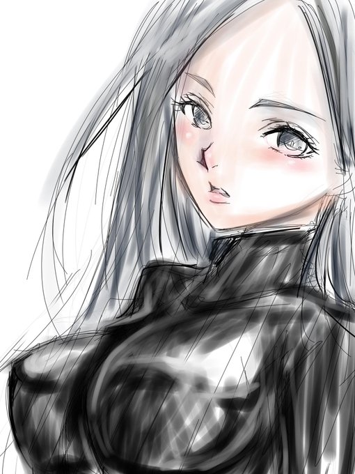 タートルネックのtwitterイラスト検索結果 古い順