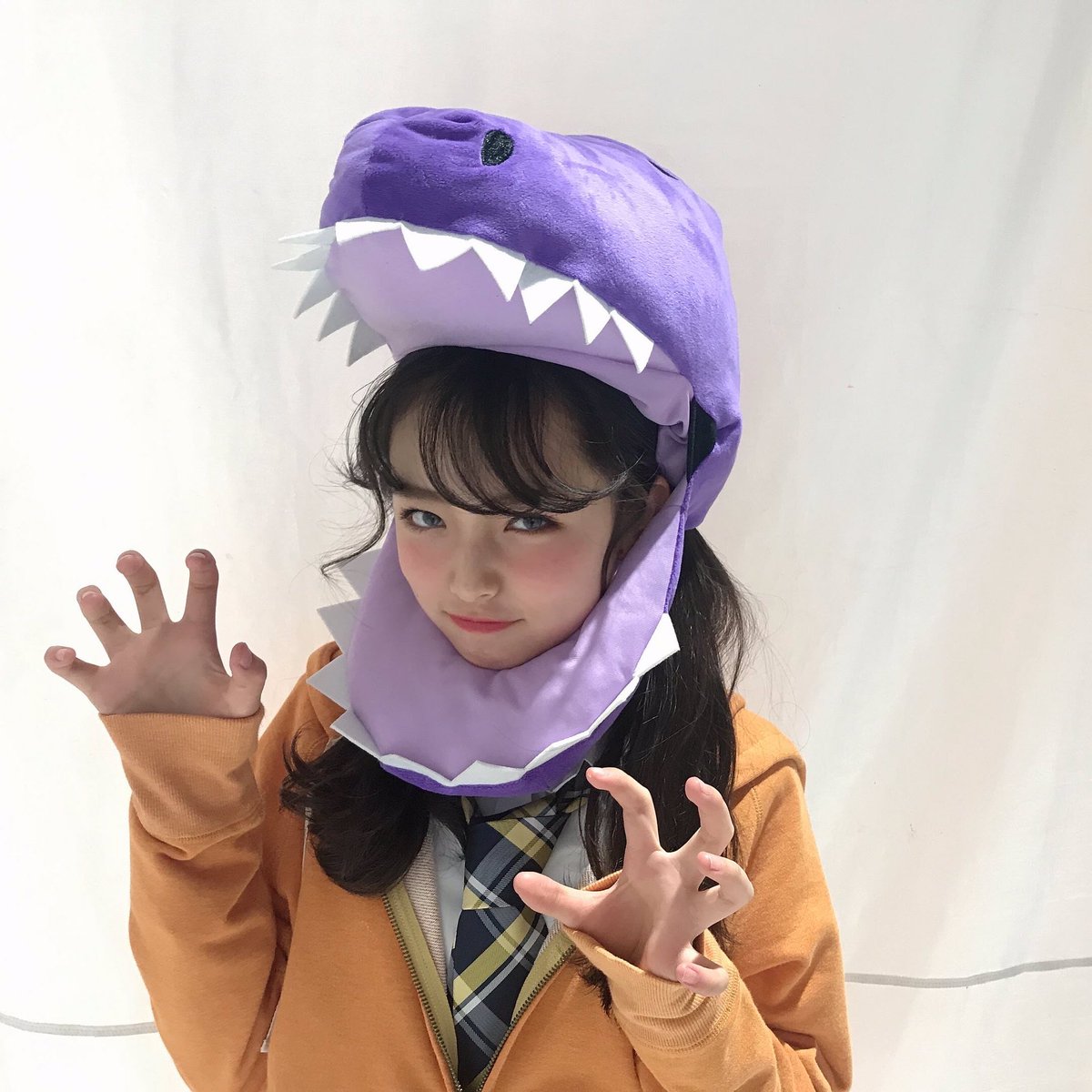 池 未来実 Su Twitter このカット見つけましたか 笑 この被り物可愛すぎて持って帰りたかった Nicola ニコラ 被り物 かわいい 恐竜 パステルカラー パープル いけくるの気持ち 池未来実 Followme Instalike Picoftheday Life Photooftheday