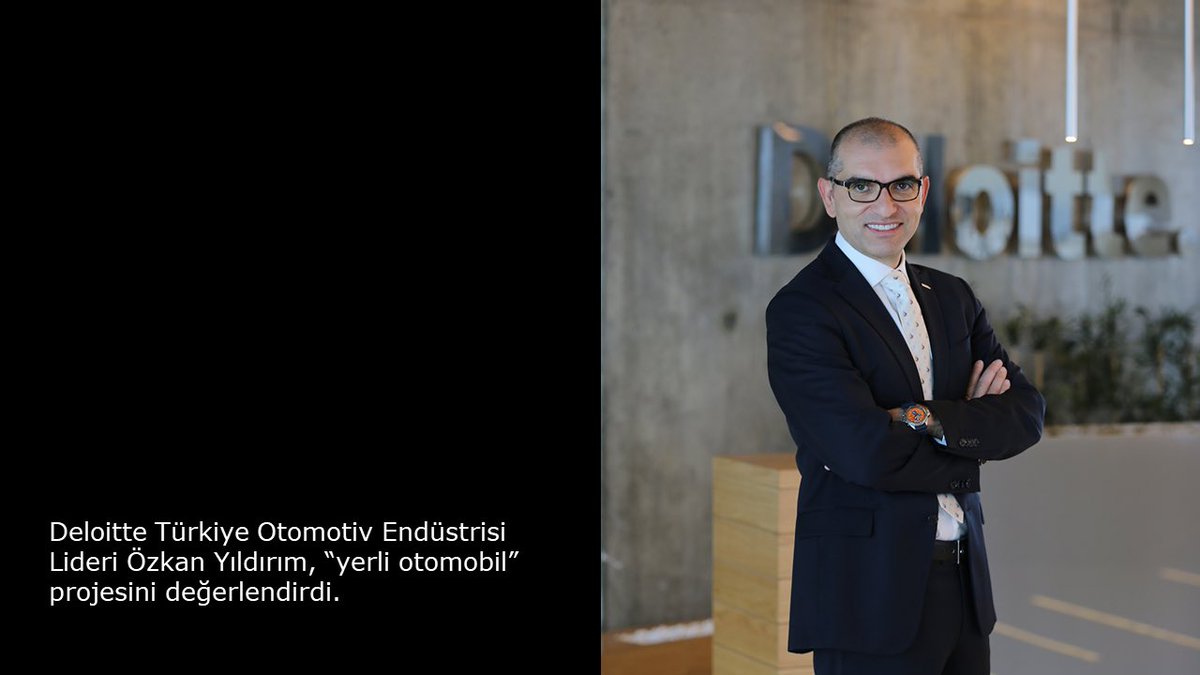 Deloitte Türkiye Otomotiv Endüstrisi Lideri Özkan Yıldırım <a href="/ozy_ist/">ozkan yildirim</a>, Türkiye’nin Otomobili Girişim Grubu (#TOGG) tarafından gerçekleştirilen #yerliotomobil projesini değerlendirdi.