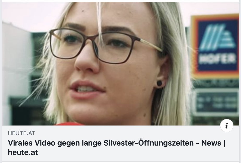 oegb_at's tweet photo. @Heute_at hat über unseren großen #Videohit gegen überlange Silvester-#Öffnungszeiten berichtet. Tausendfach wurde es bereits geteilt und darunter kommentiert! Vielen Dank für so viel Solidarität!   ➡️ Mehr dazu: https://t.co/ayJQVVDKFa https://t.co/0rX4Aa7i72