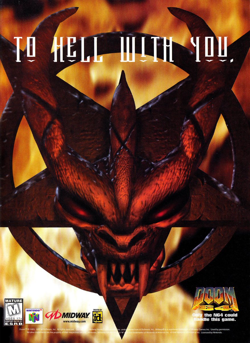Hey same to you, Doom 64