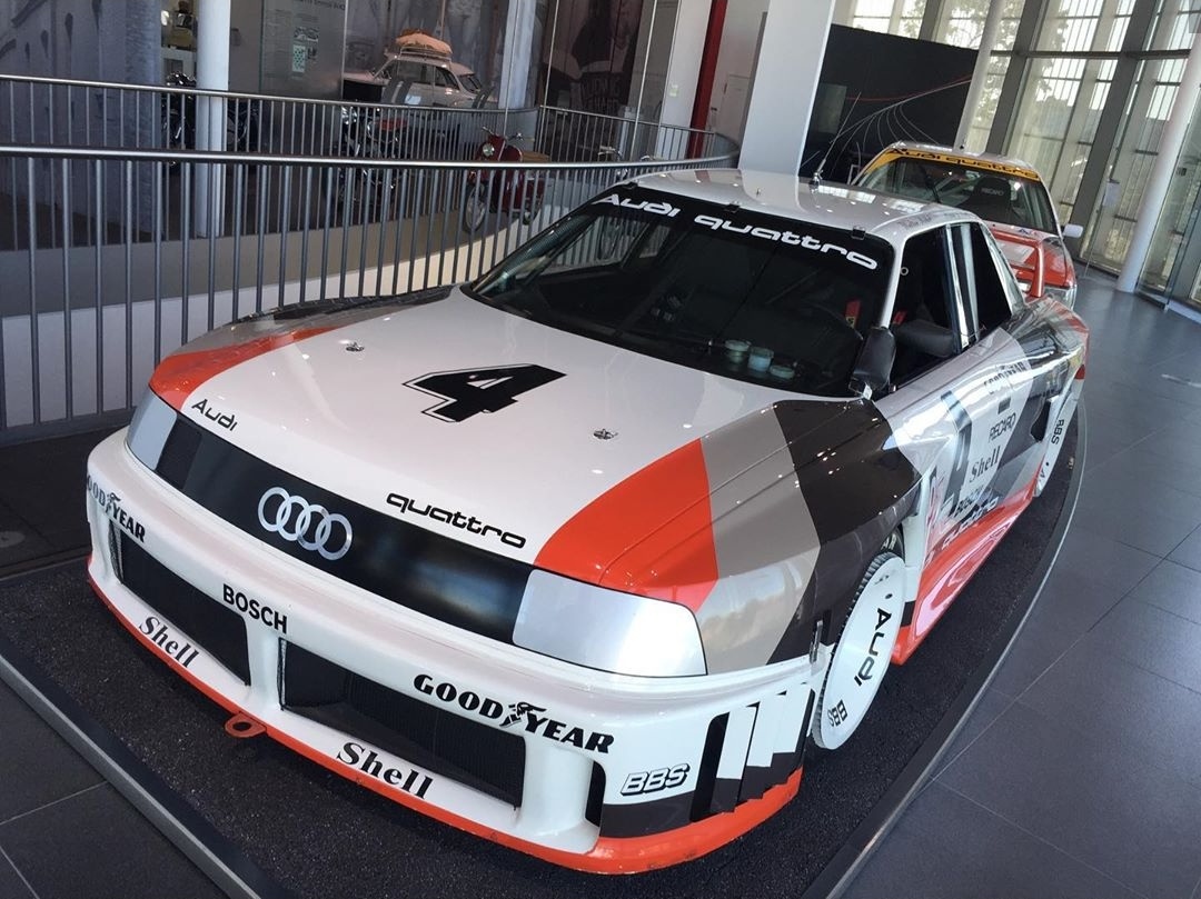 ElkezzaMayof's tweet photo. Audi 90 IMSA GTO
Drivers: Hans-Joachim Stuck, Hurley Haywood, Walter Rohrl
Engine: 2.2-litre, five-cylinder, 710bhp, six-speed manual gearbox
Weight: 1207kg
#audi #audimuseum #audi90imsagto #acna #audiclubnorthamerica
#goldengate #groupb #audiclubgoldengate #acgg #auditradition https://t.co/Z43iOOuuEN