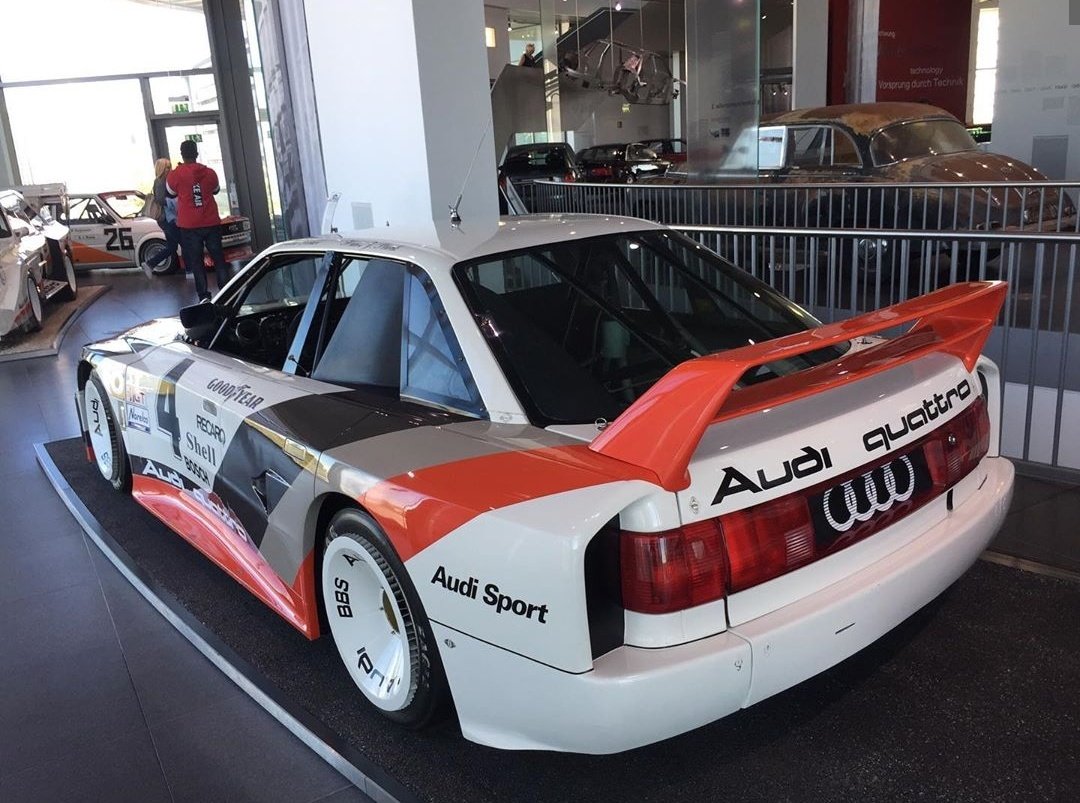 ElkezzaMayof's tweet photo. Audi 90 IMSA GTO
Drivers: Hans-Joachim Stuck, Hurley Haywood, Walter Rohrl
Engine: 2.2-litre, five-cylinder, 710bhp, six-speed manual gearbox
Weight: 1207kg
#audi #audimuseum #audi90imsagto #acna #audiclubnorthamerica
#goldengate #groupb #audiclubgoldengate #acgg #auditradition https://t.co/Z43iOOuuEN