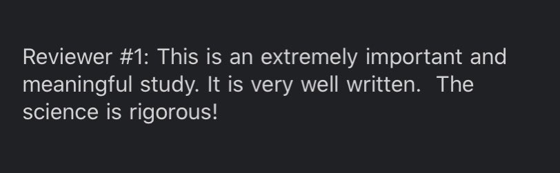 DanArcego's tweet image. Accepted paper and with a reviewer comment like that, made my year happier!! 🤗🤗 Whoever wrote this, thank you!!