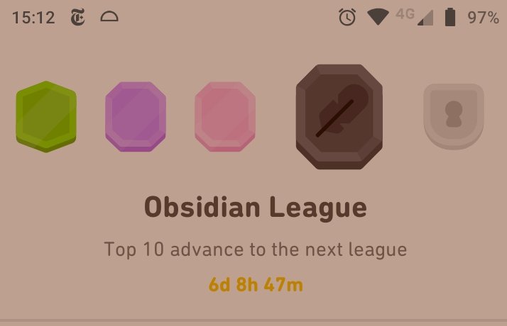 All leagues in duolingo! 