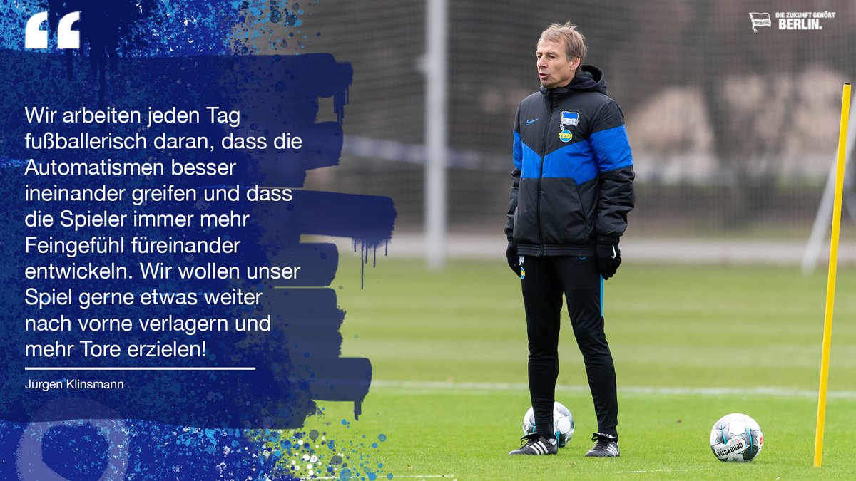 Hertha Bsc On Twitter Immer Mehr Feingefuhl Fureinander Entwickeln Wir Haben Mit Unserem Cheftrainer J Klinsmann Uber Die Sportliche Situation Eventuelle Personelle Veranderungen Im Kader Und Das Trainingslager In Florida Gesprochen Https