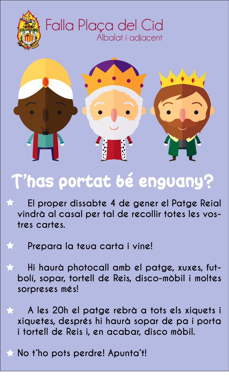 FalladelCid's tweet image. T’has portat bé????