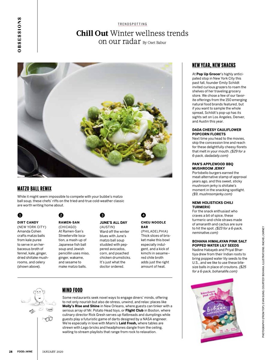 mushroomjerky's tweet photo. Pan’s Applewood BBQ Mushroom Jerky is featured in the January issue of @foodandwine Magazine! Shout out to #popupgrocer for opening the doors (literally and figuratively) to this opportunity 😀 https://t.co/ZbTr0uRZjp