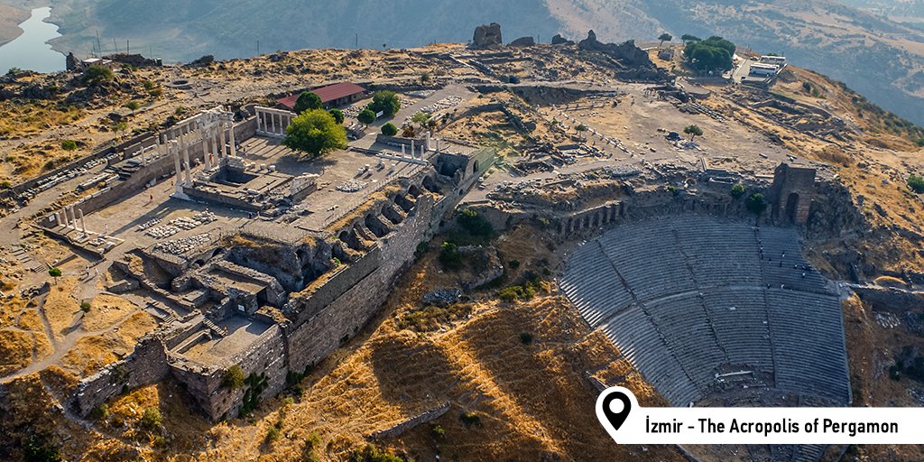 The Acropolis of Pergamon has an extremely steep theater and its highest point allows people to observe a perfect view. Included in the UNESCO World Heritage List in 2014, it is time to discover Pergamon.

#İzmir #Pergamon #UNESCO #Acropolis