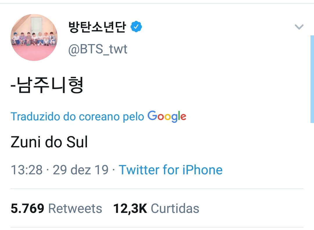 KnollRauth's tweet photo. @BTS_twt Zuni do Sul????????? https://t.co/agJ0rMAZnm