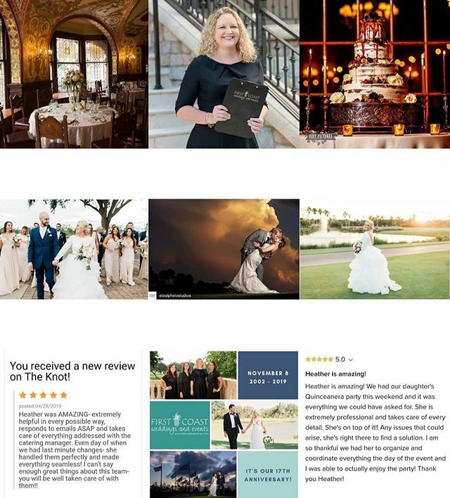 Always so fun to see our #topnine photos of the year! 
Want to see your photo here next year? Visit our website to learn about our services.
#firstcoastwed #staugustinewedding #jacksonvillewedding #pontevedrabeachwedding #jacksonvilleweddingplanner #stau… ift.tt/2MDOqcT