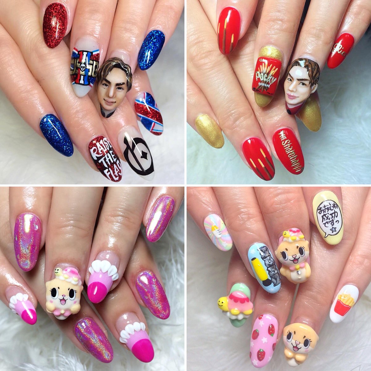 矢島 拓 Sur Twitter 続き ご本人に褒められたネイルシリーズ 私のお知り合いの方が繋がりがあって写真を見せて下さったんですー 登坂広臣 さん ちぃたん さん ネイル