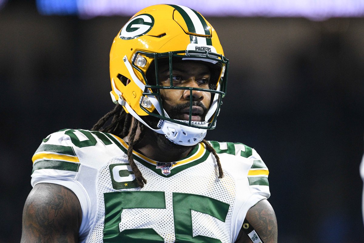 PFF_Packers's tweet photo. Pictured: The only player from the 2019 season with a pressure rate above 18% (min 200 snaps) #GoPackGo https://t.co/lzluqWGNIL