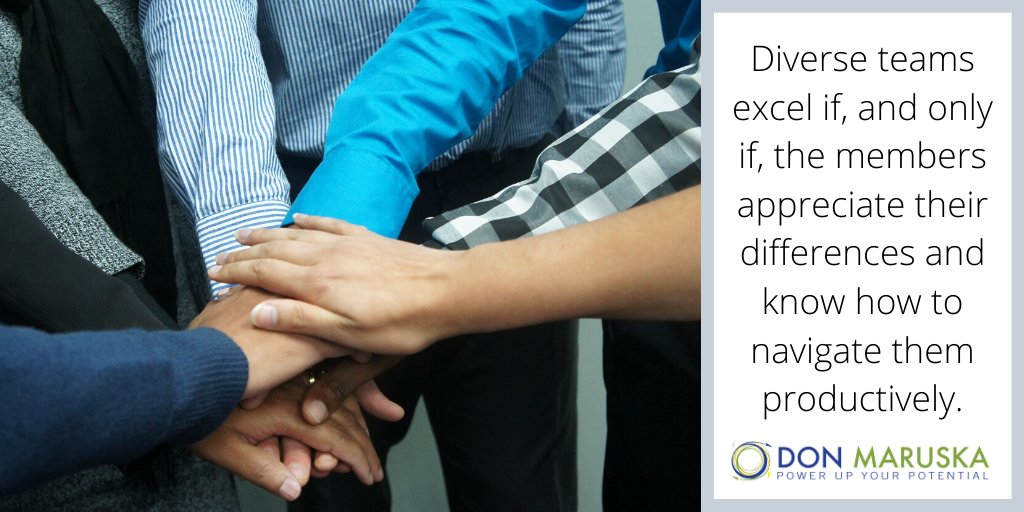 DonMaruska's tweet photo. Having many different personalities on a team can be an incredible advantage for your company if everyone learns to value each other's differences.

Here are some tips to help you bring different personalities together to work efficiently and effectively.

https://t.co/6tRq7iwgZv https://t.co/IEEr42bkkE