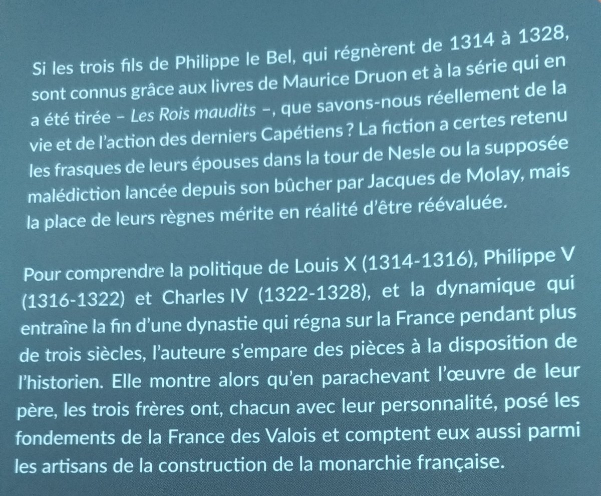 LivresIdees's tweet photo. Nouvelle #Lecture
#LouisX #PhilippeV #CharlesIV
de @BalouzatLoubet chez @PComposes
Après avoir dévoré les #Rois maudits de #Druon, cette lecture est une évidence
Derniers #capétiens #frères
Illustration #philippeIVLeBel à gauche Louis https://t.co/bqM20NFA2p