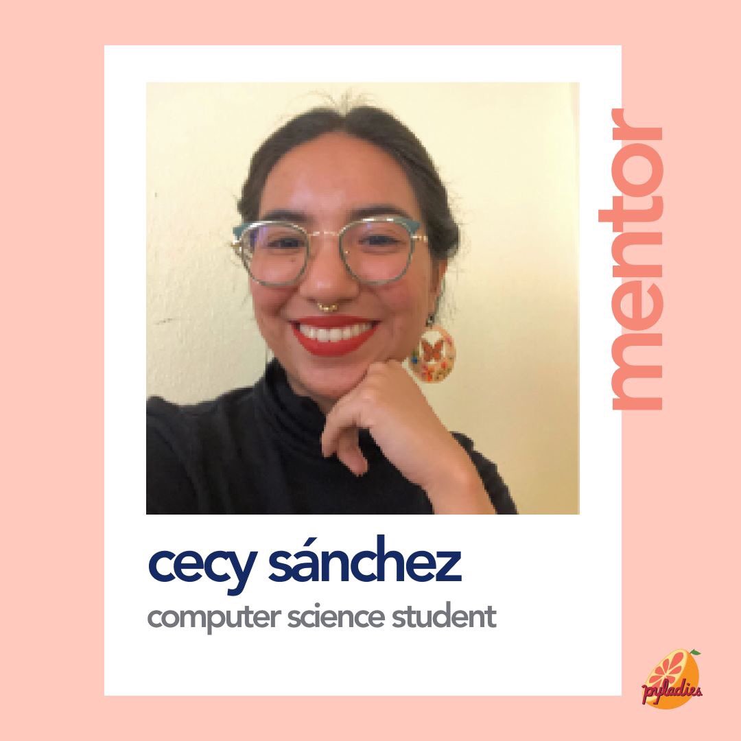 PyLadiesRGV's tweet photo. ✨MENTOR HIGHLIGHT✨

Meet one of our Django Girls Mission mentors, Cecy Sánchez! 🌸 Cecy recently graduated with her Bachelors in Computer Science with a minor in Graphic Design and is interested in investigating the role and effects of technology in society 👩🏽‍💻🎉✨ #pyladiesrgv https://t.co/LUb0DU5X5P