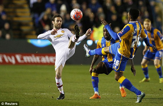 Town taken apart by Man United in the following round of the FA cup. Stats probably support the 0-3 result