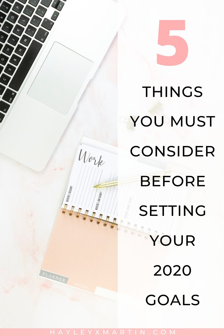 NEW POST: 5 things you MUST consider before setting your 2020 goals✨Avoid failure by setting yourself up for  success🔥❤️hayleyxmartin.com/5-things-to-co… @BBlogRT #bloggerstribe @UndeadCreators @BloggersHut #BloggersHutRT