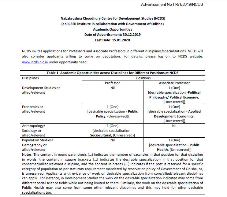 NCDS_BBSR's tweet photo. #Academic_Opportunities at @NCDS_BBSR
#Advertisement for the Post of #Professors and #Associate_Professors in different disciplines/specializations
More details visit- https://t.co/8YDafuopeJ
Application Form available on https://t.co/s7E6sGPaDX https://t.co/zuya4WmVPR